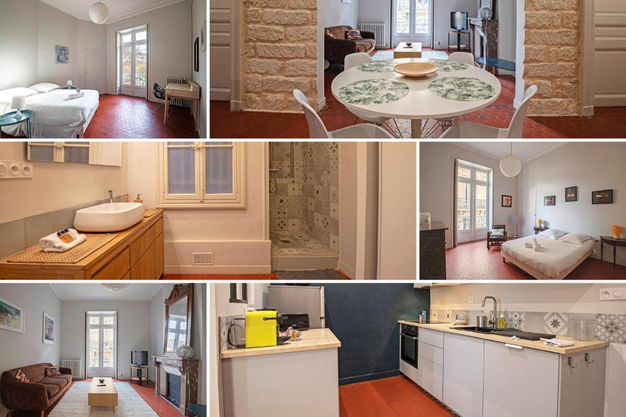 * F3 Haussmannien, Centre-Ville, 4 Pers, Wifi * Montpellier Exterior foto